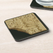 Steatit Pasupati Siegel, Mohenjodaro, 2300-1750 BC Untersetzer (Linke Seite)