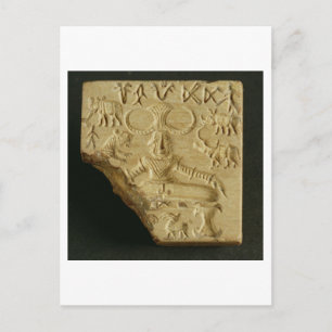 Steatite Pasupati Siegel, Mohenjodaro, 2300-1750 v Postkarte