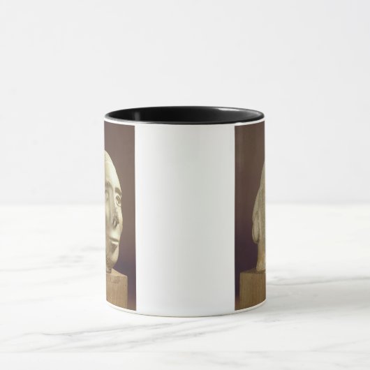 Steatitporträtkopf, Mohenjodaro, 2300-1750 BC Tasse (Zentrum)