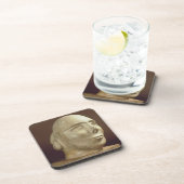 Steatitporträtkopf, Mohenjodaro, 2300-1750 BC Untersetzer (Rechte Seite)