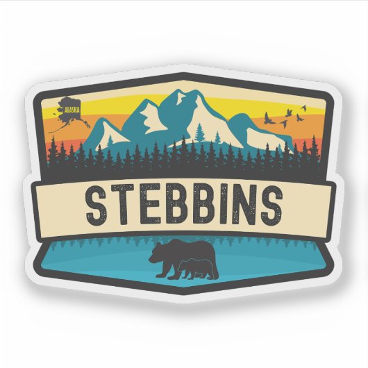 Stebbins, Alaska Aufkleber (Vorderseite)