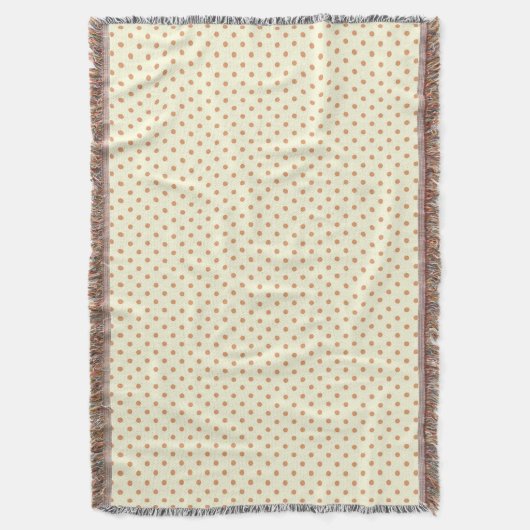 Stechblanketts Mittelbraune Creme Decke (Vorderseite Vertikal)