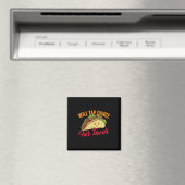 Steche Tanz für Tacos - Funny Stich Dancing Stich  Magnet (In Situ (Geschirrspüler))