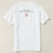 STECHE Tulsa Area Fotografic Society T - Shirt (Design Rückseite)