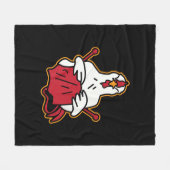 Stechen | Funny Gifts Quilly Lovers Fleecedecke (Vorderseite (Horizontal))