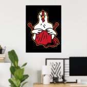 Stechen | Funny Gifts Quilly Lovers Poster (Heimbüro)