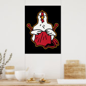 Stechen | Funny Gifts Quilly Lovers Poster (Küche)
