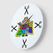 Stechen oder Nähen der Wall-Uhr Große Wanduhr (Winkel)