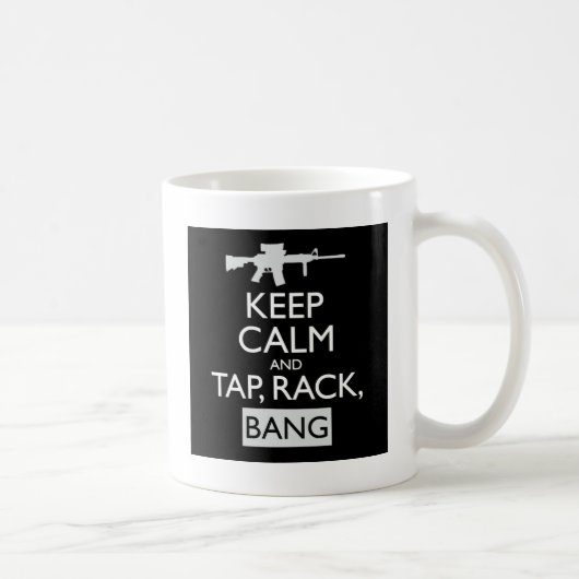 Stechen Sie an, beanspruchen Sie stark, SCHLAGEN Kaffeetasse (Rechts)