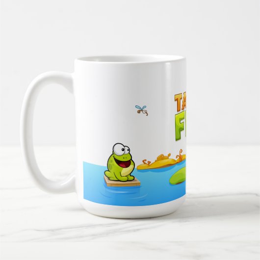 Stechen Sie den Frosch - Teich-Tasse an Kaffeetasse (Links)