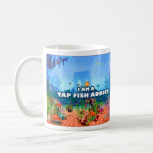 Stechen Sie Fisch-Tasse an Kaffeetasse