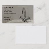 Stechen Sie Geschäftskarte an Visitenkarte (Vorne/Hinten)