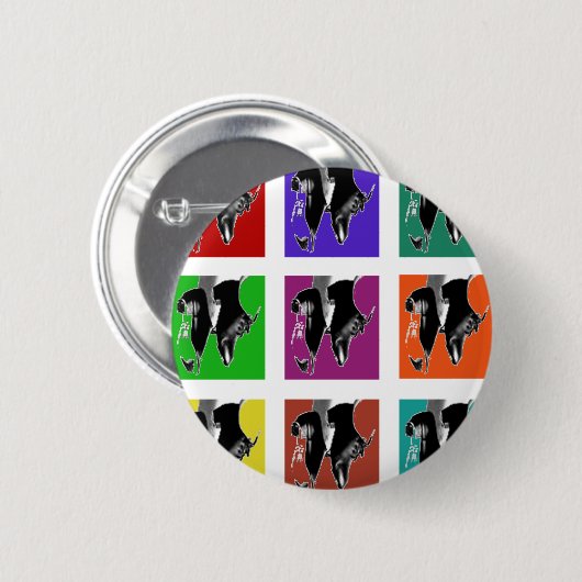 Stechen Sie Gitter an Button (Vorne & Hinten)