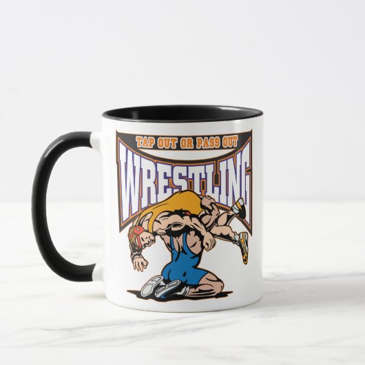 Stechen Sie heraus Ringkämpfer an Tasse (Links)