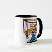 Stechen Sie heraus Ringkämpfer an Tasse (VorderseiteRechts)