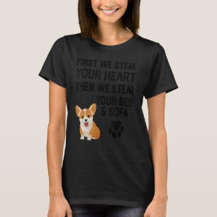 Stechen Sie Ihr Herz Stechen Ihr Bett und Sofa cor T-Shirt