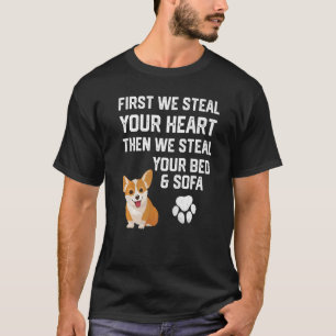 Stechen Sie Ihr Herz Stechen Ihr Bett und Sofa cor T-Shirt
