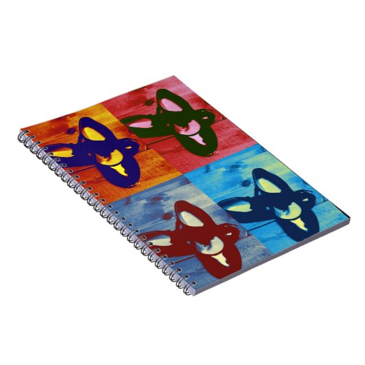 Stechen Sie Schuh-Pop-Kunst an Notizblock (Rechte Seite)