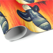 Stechen Sie Schuh Verpackungs-Papier an Geschenkpapier (Rolleneckpunkt)