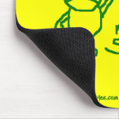 Stechen Sie Tanz füllt mich gerade mit solcher Mousepad (Ecke)