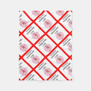 stechen Sie Tanzen an Fleecedecke