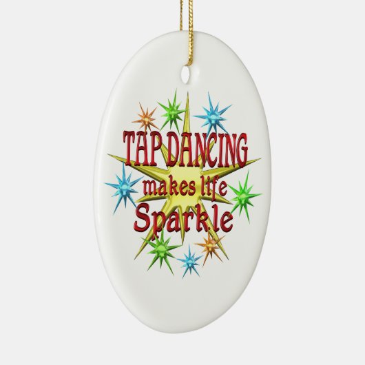 Stechen Sie Tanzen-Glitzern an Keramikornament (Rechts)
