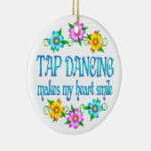 Stechen Sie Tanzen-Lächeln an Keramikornament (Rechts)