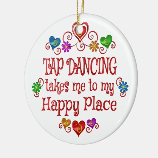 Stechen Sie tanzenden glücklichen Platz an Keramik Ornament (Links)