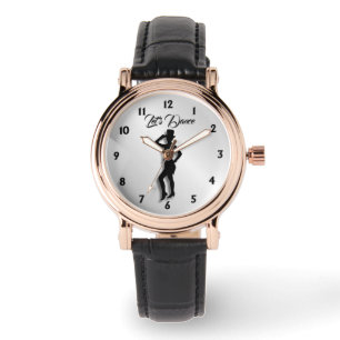 Stechen Sie Tänzer an Armbanduhr