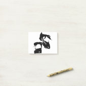 Stechen Sie Tanzschuhe anstechen Tänzer an Post-it Klebezettel (Auf Schreibtisch)