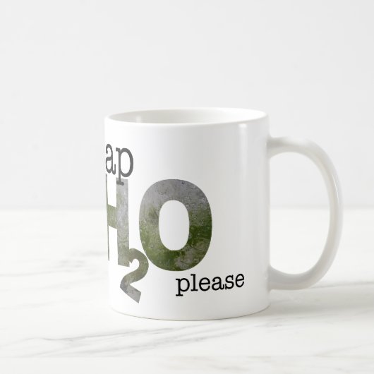 stechen Sie Wasser an Kaffeetasse (Rechts)