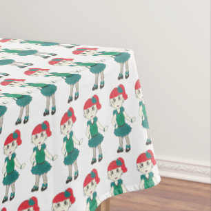 Stechend Tanz Girl Dance Erwägungsgrund Tapdance T Tischdecke