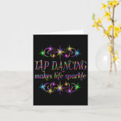 Stechend Tanzen macht das Leben spärlich Karte (Gelbe Blume)