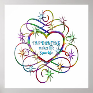 Stechend Tanzen macht das Leben spärlich Poster