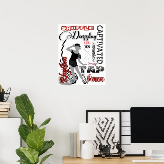 STECHEND Tanzen Poster (Heimbüro)