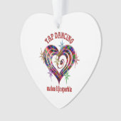 Stechend tanzende Glitzern Ornament (Vorderseite)