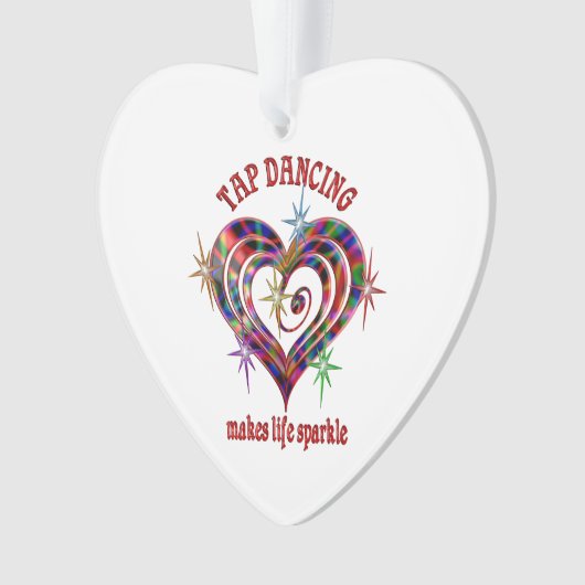 Stechend tanzende Glitzern Ornament (Vorderseite)