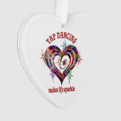 Stechend tanzende Glitzern Ornament (Vorderseite)