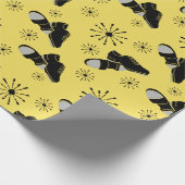 Stechend Tänzer Stach Schuhe Gemustert Geschenkpapier (Ecke)