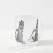 Stechend Tanzkatze Mattglastasse (VorderseiteRechts)