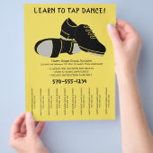 Stechend Tanzkurse tanzen Lektionen reißen Streife Flyer (Hand)