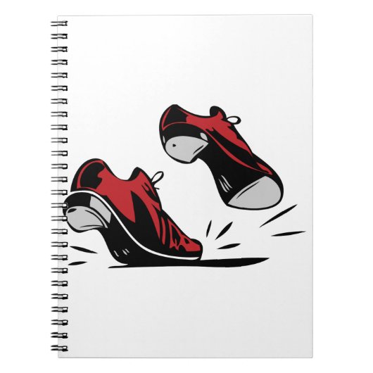 Stechend Tanzschuhe Notizblock (Vorderseite)