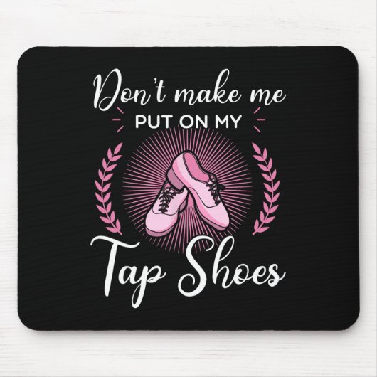Stechend Tanztanzer Rhythmus Stechend Schuhe Soft Mousepad (Vorne)