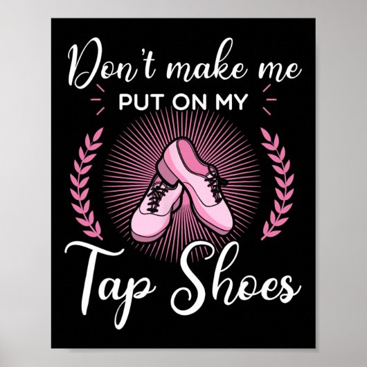 Stechend Tanztanzer Rhythmus Stechend Schuhe Soft Poster (Vorne)