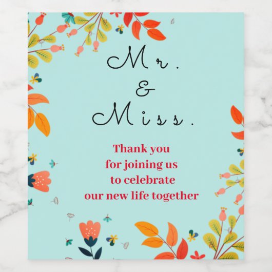 Stechfarbe Weinetikett (Einzelnes Label)