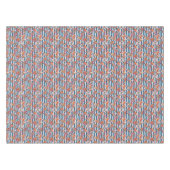 Stechfisch- und Streifenmuster Tischdecke (Vorderseite (Horizontal))