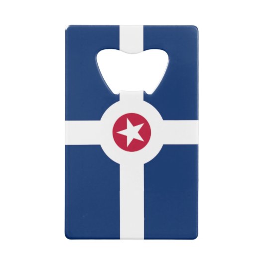 Stechlose Flaschenöffner-Flagge von Indianapolis Geldbeutel Flaschenöffner (Rückseite)