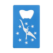 Stechlose Stahlflasche Öffnung Corpus Christi Flag Geldbeutel Flaschenöffner (Rückseite)