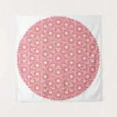 Stechmücken Muster Weiße Koralle Mg0 Tapestyle Wandteppich (Vorderseite)