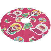 Stechmücken Polyester Weihnachtsbaumdecke (Schrägansicht)